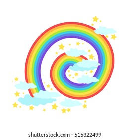 Shaped Rainbow Icon
