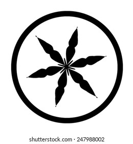  shapes 6 beveled star.
