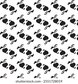  The shapes are arranged in a grid-like fashion, forming rows and columns with precise alignment.