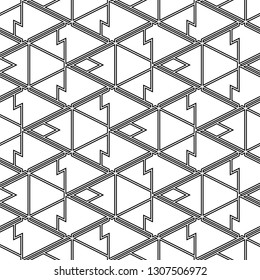 Shapes backdrop. Triangles, rhombuses, parallelograms, trapeziums, polygons pattern.Seamless ornament. Digital paper, abstract. Geometrical figures wallpaper. Geometric background