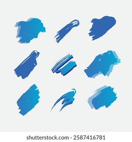 Shapes Bush abstract elements gradients art