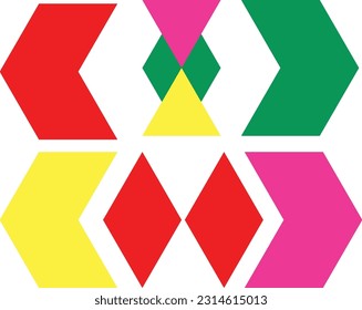 formas y colores con iluminador