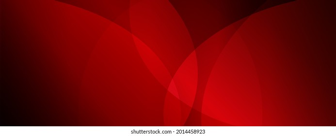 Shapes created with lines in the space. Creative red colors. Modern abstract background.