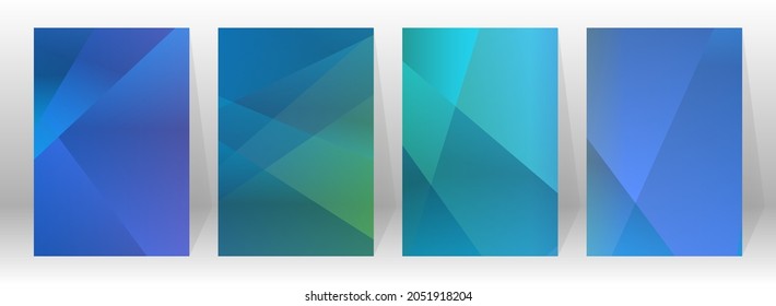 Shapes created with lines in the space. Creative colors. Modern abstract background.