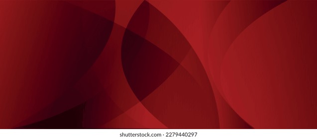 Formas creadas con líneas en el espacio. Colores rojos creativos. Fondo abstracto moderno.