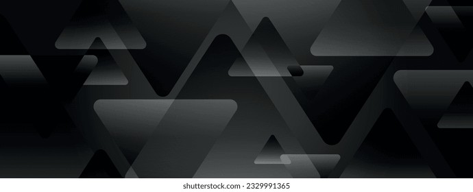 Shapes created with lines in the space. Modern abstract background.