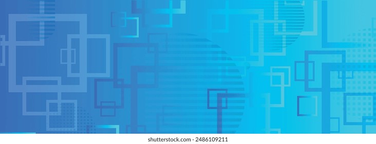 Shapes created with lines in the space. Modern abstract background.