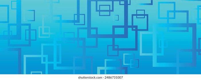 Shapes created with lines in the space. Modern abstract background.