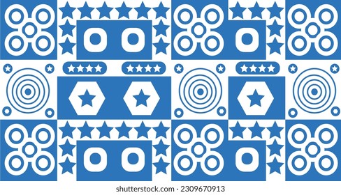 shapes creative blue abstract background landscape

