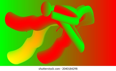 Shapes design element abstract liquid gradient geometric modern splash halftone wavy set for text copy space or fluid graphic curvy colourful vector background, idea of backdrop for flyer or brochure