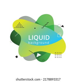 Shapes design element abstract liquid gradient geometric modern splash halftone wavy set for text copy space or fluid graphic curvy colourful vector background, idea of backdrop for flyer or brochure