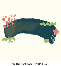 Shapes design element abstract liquid gradient geometric modern splash halftone wavy set for text copy space or fluid graphic curvy colourful vector background, idea of backdrop for flyer or brochure