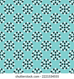 Shapes geometric motive seamless pattern. Vector of illustrator EPS 10