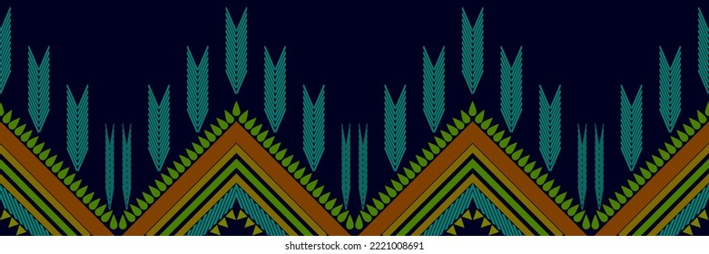 Formen geometrischen orientalischen nahtlosen Muster Muster Muster Illustration Design für Hintergrund, Umhüllung, Tapete, Kleidung, Stoff, Pixel, Batik, Türmatte. Vektorgrafik Ethisches Musterdesign.
