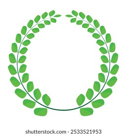 formas verde circular laurel folhas usar para o troféu vencedor
Conjunto de verde modelo de logotipo Folha ícone do vetor projeto de ilustração