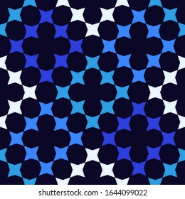 Shapes with hatching. Ethnic boho ornament. Seamless pattern. Tribal motif. Vector illustration for web design or print.