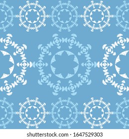 Shapes with hatching. Ethnic boho ornament. Seamless pattern. Tribal motif. Vector illustration for web design or print.
