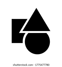 shapes icon or logo isolated sign symbol vector illustration - high quality black style vector icons
