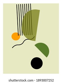 Formas líneas ilustraciones vectoriales abstractas. Fondo de escritorio, fondo, impresión, color abstracto.