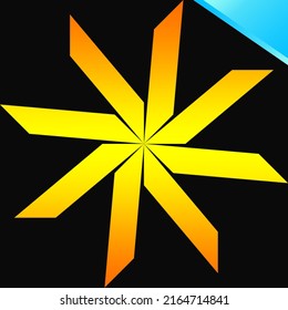 Formas sobre fondo negro adecuadas para el fondo interior