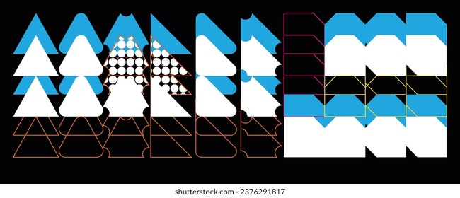 Shapes pattern, home textiles, fabrics, mugs, wallpapers, mural, interiors, notebook design, school bag design, clothing design, t-shirt design, patterns