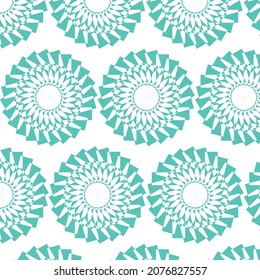Patrón de formas con color turquesa para fondo y fondo de pantalla