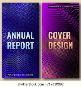  Shapes poster covers set . Background in corporate style.  Futuristic composition. vector templates for placards, banners, flyers, presentations and annual reports.