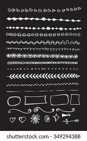 shapes sketch fingers drawn vector straight border set and doodle design element geometrical classic fashion component vector painting trendy draw fancy brushes shapes sketch straight classical white