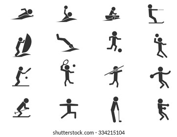 Shapes Sports symbol for web icons