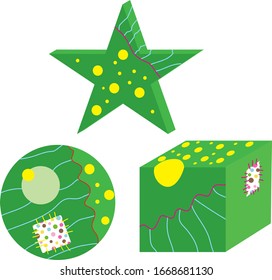 shapes star cube ball Toy