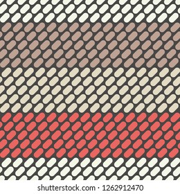 The shapes of stripes and dashes. Trendy seamless pattern designs. Vector geometric background. Can be used for wallpaper, textile, invitation card, wrapping, web page background.