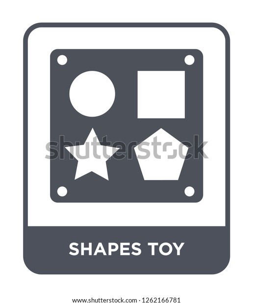 shapes toy icon vector on white background,\
shapes toy trendy filled icons from Toys collection, shapes toy\
simple element\
illustration