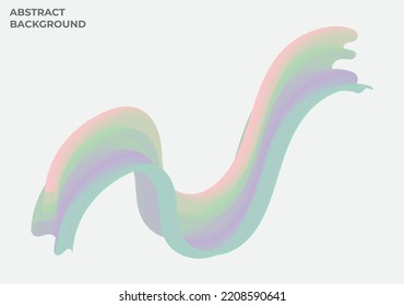 shapes wave rainbow color background