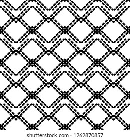 The shapes of zigzags and dashes. Trendy seamless pattern designs. Vector geometric background. Can be used for wallpaper, textile, invitation card, wrapping, web page background.