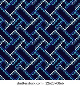 The shapes of zigzags and dashes. Trendy seamless pattern designs. Vector geometric background. Can be used for wallpaper, textile, invitation card, wrapping, web page background.