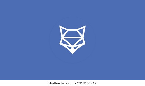 Shapeshift FOX Token, FOX cryptocurrency logo on isolated background with copy space. 3d vector illustration of Shapeshift FOX Token, FOX Token icon banner design concept.