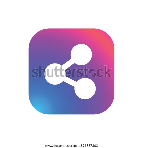 Share - App Icon\
Button