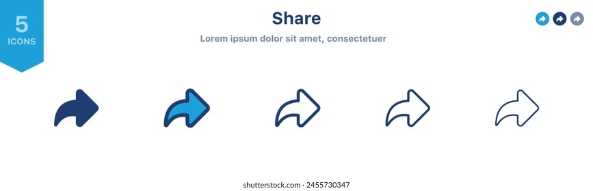 share arrow icon reply send forward icons button	
