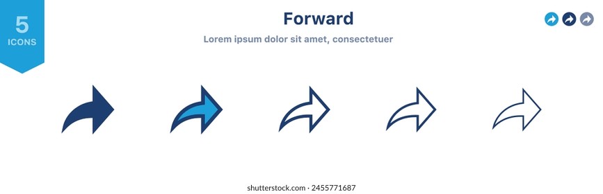 Pfeilsymbol freigeben Antwort Weiterleiten Symbole Button senden	
