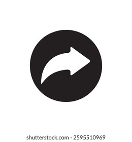share arrow icon reply send forward icons button. Vector Illustration eps 10