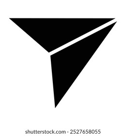 Share black icon. vector illustration.