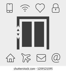 Share black solid social symbol