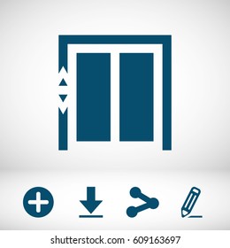 Share black solid social symbol