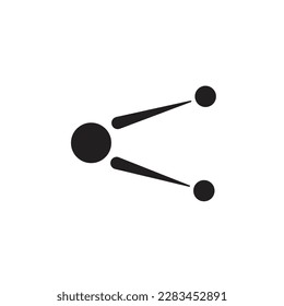 share button icon in flat style