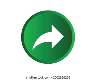 share button for social media. Vector icon illustration. Isolated on white background.