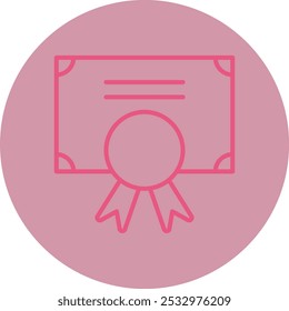 Diseño de icono de certificado de Compartir para Uso comercial personal