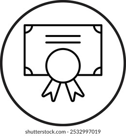 Diseño de icono de certificado de Compartir para Uso comercial personal