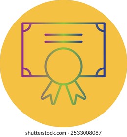 Diseño de icono de certificado de Compartir para Uso comercial personal