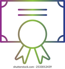 Diseño de icono de certificado de Compartir para Uso comercial personal