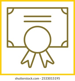 Diseño de icono de certificado de Compartir para Uso comercial personal